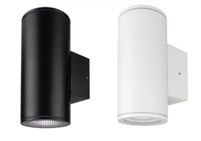 ANKA 18W 3CCT SMALL UP&DOWN LIGHT IP65. BLACK, WHITE